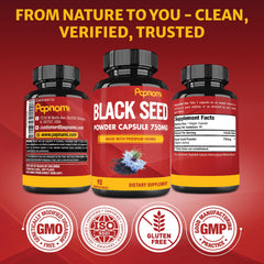 Immunity support from black seed capsules
