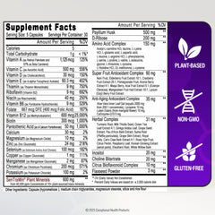 Vitamins and omega fatty acids inside Immuno 150