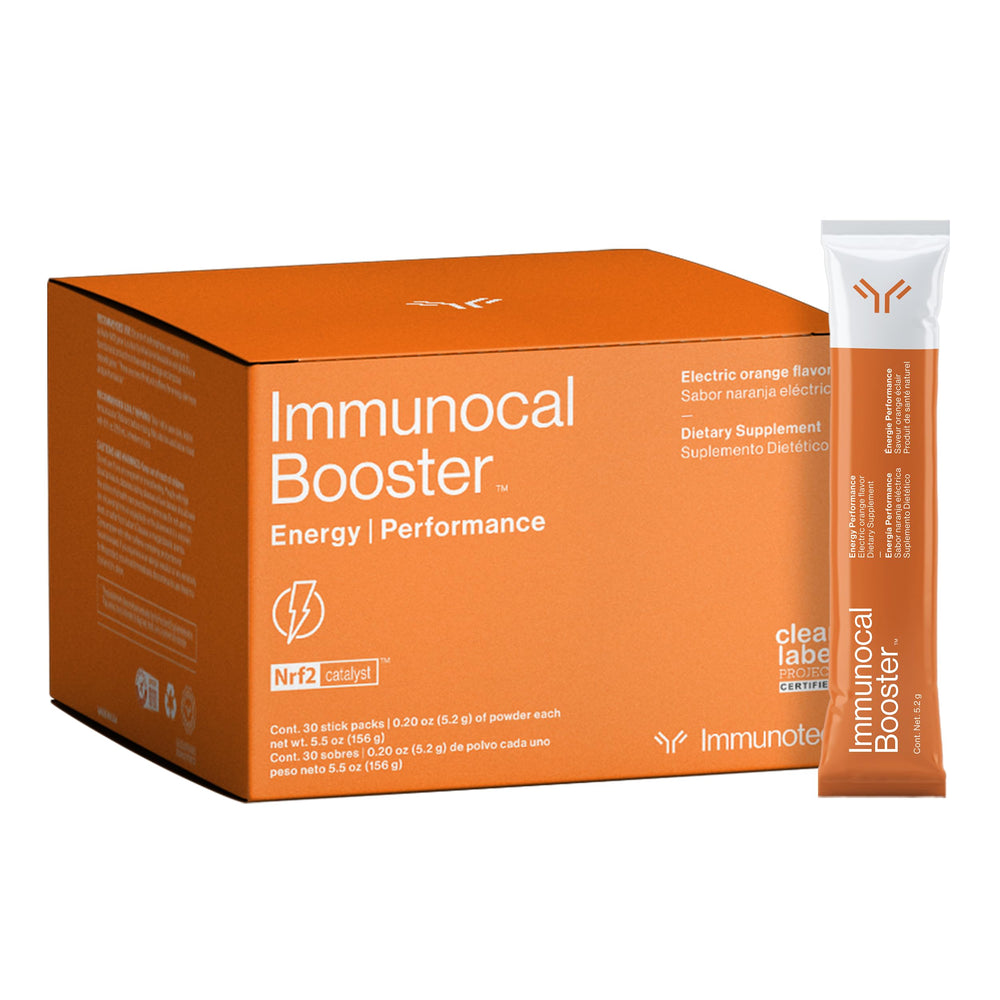 Immunocal Booster Energy bottle-front offers steady daily energy support