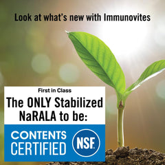 Front packaging indicating stabilized sodium R-ALA