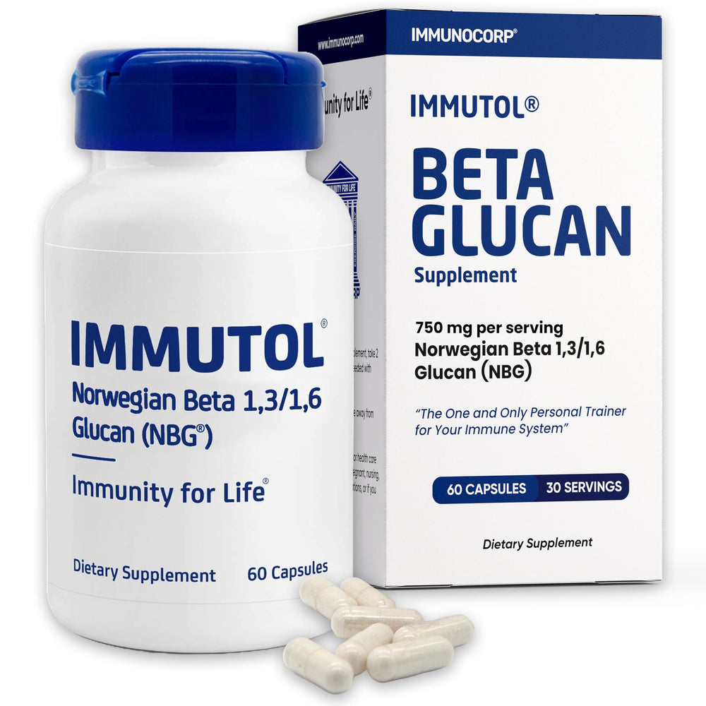 Immutol Immune Support bottle with 60 capsules