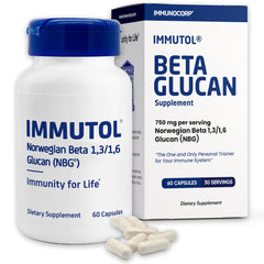 Immutol Immune Support bottle with 60 capsules