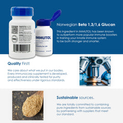 Graphic illustrating immune support and wellness