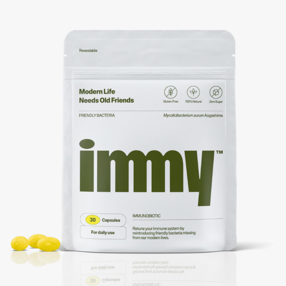 IMMY Immune Supplement bottle with 30 capsules