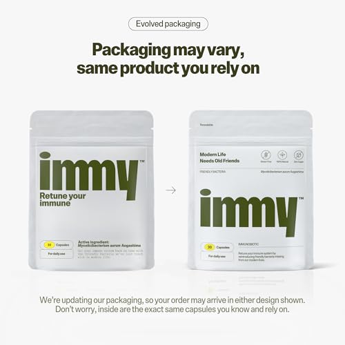 Close up of IMMY capsules