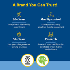 Independently tested for GMOs and over 800 contaminants