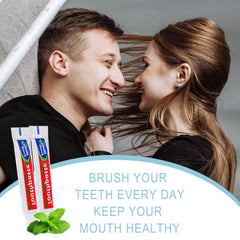 Individually sealed toothpaste tubes for hygienic use