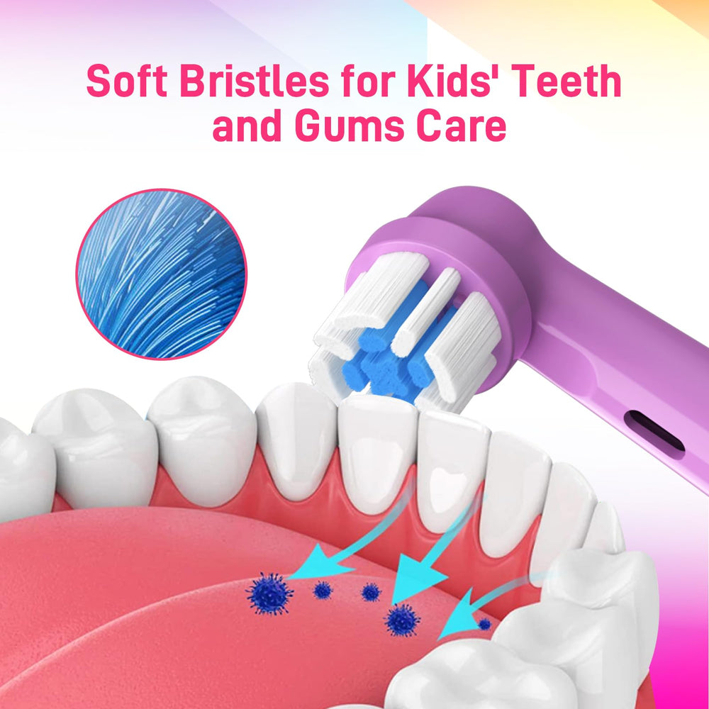 10-count replacement heads for Brusheez Kids Electric Toothbrush