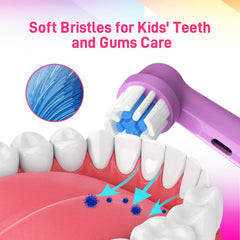10-count replacement heads for Brusheez Kids Electric Toothbrush
