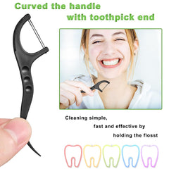 Durable double-line floss resisting shredding for effective cleaning