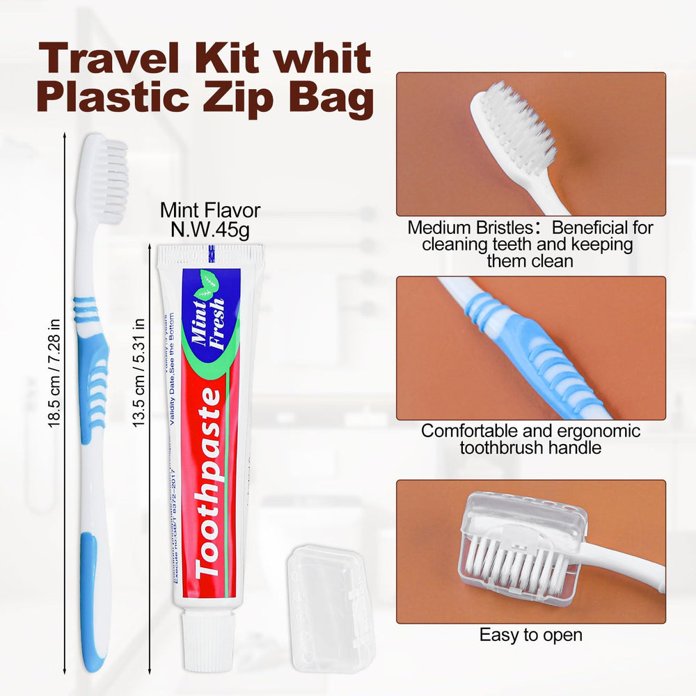 Individually wrapped toothbrushes for cleanliness