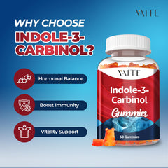 Bottle and label of Indole-3-Carbinol 400mg Gummies