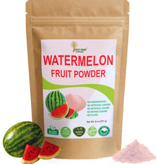 Indus Farms Watermelon Powder bottle showcases natural hydration and electrolyte support.