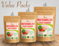 Indus Farms Watermelon Powder shaker demonstrates convenient pre- or post-workout hydration.