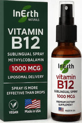 Hero image for InErth Liposomal Vitamin B12 Liquid Drops 1 oz