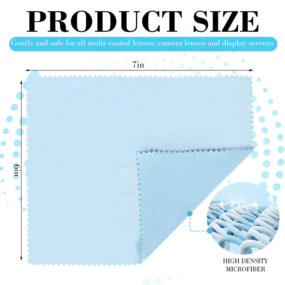 Green INFICRIME microfiber cloth (7x6 in) for glasses and screens
