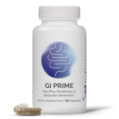 InfiniWell GI Prime bottle - 90 capsules, front view