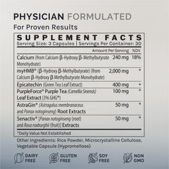 InfiniWell Strength packaging box featuring clinically-backed formula and key benefits.