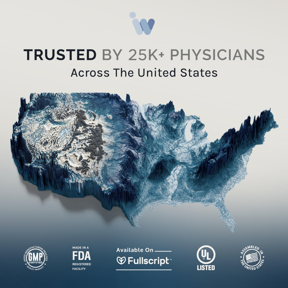 Healthcare professional endorsement graphic for InfiniWell