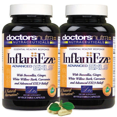 InflamEzze product packaging and Doctors Nutra branding