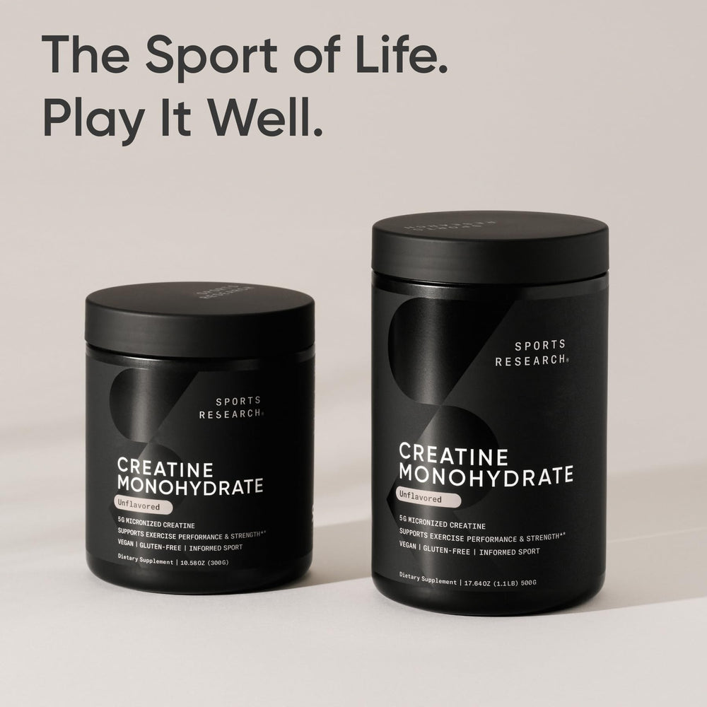 Informed Sport tested vegan and non-GMO creatine label