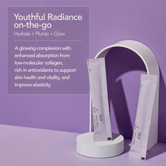 Close-up of hyaluronic acid and elastin ingredients