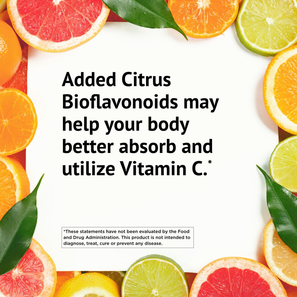 Ingredient and label detail for Ester-C vitamin C supplement
