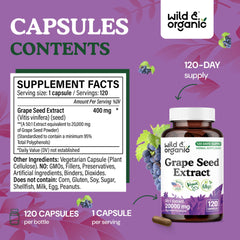 Ingredient label showing vegan and non-GMO formulation