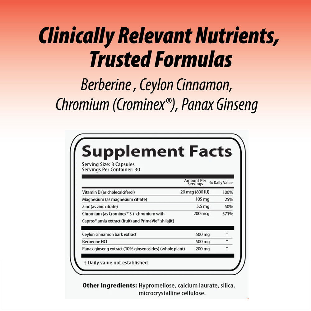 Panax Ginseng ingredient representation for NutriSulin