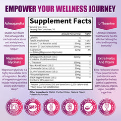 Ingredients highlight: magnesium, ashwagandha, l-theanine, and more