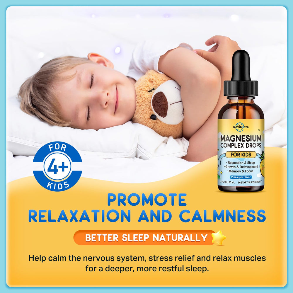 Ingredients: Magnesium glycinate, L-Theanine, Calcium, Zinc, Vitamins D3 K2 C