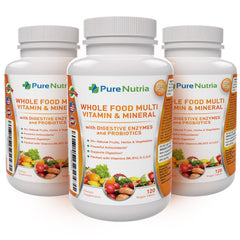 Spread of natural ingredients and herbs on a white background