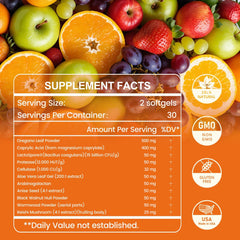 inGreens Candida supplement close-up of capsules for gentle detox and digestion.