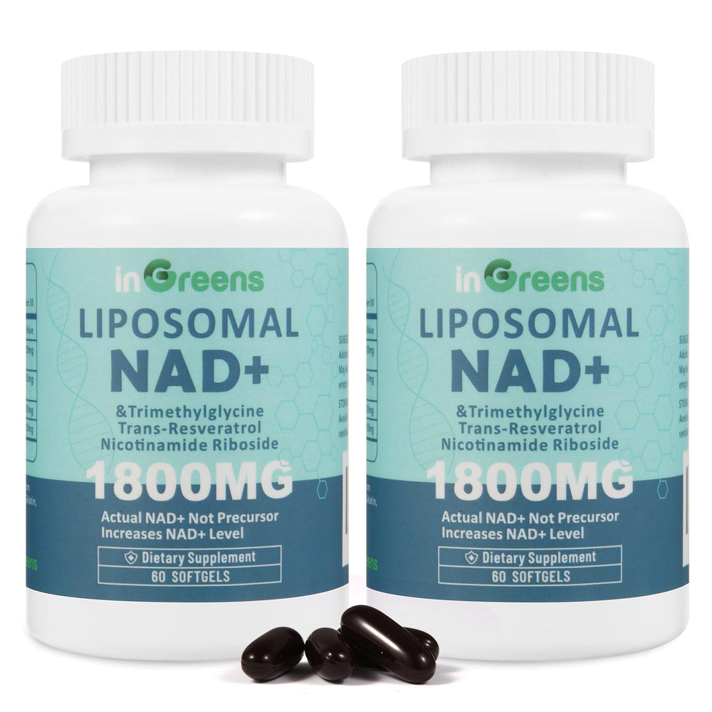 inGreens Liposomal NAD+ Supplement bottle – front view