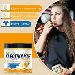 inGreens electrolyte gummies during running for quick hydration