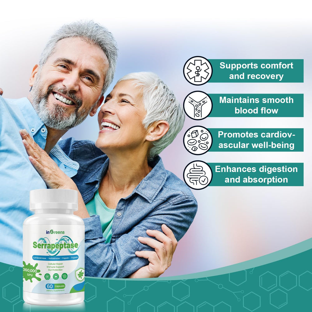 Illustration of Nattokinase and Lumbrokinase enzymes