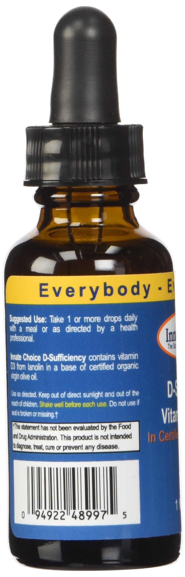 Organic olive oil base and ingredients for D3 supplement