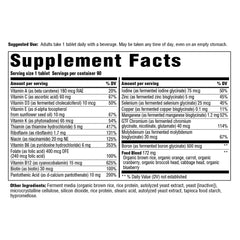 Front view of INNATE Iron-Free Multivitamin bottle