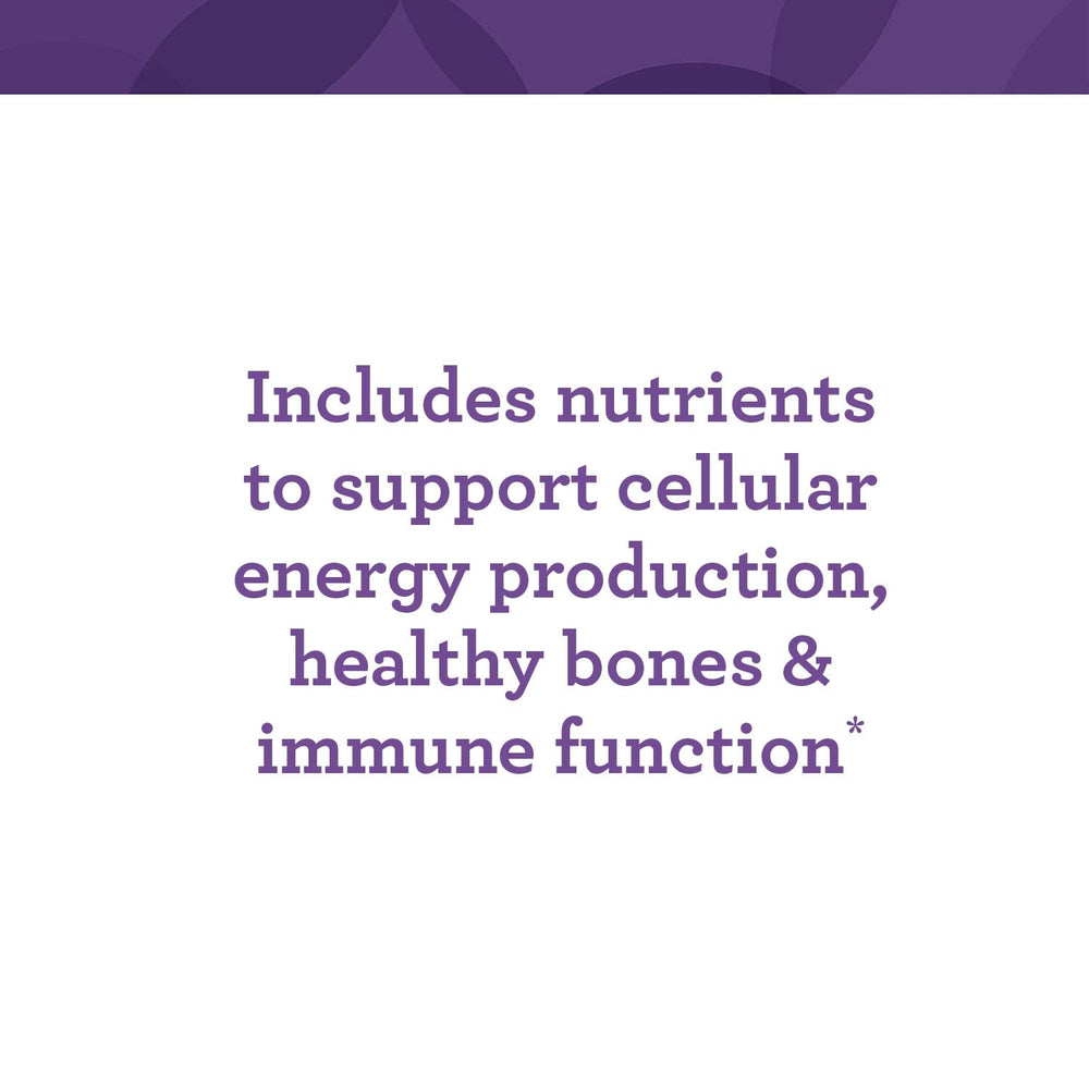 Nutrient highlights including B vitamins and vitamins C, D, E