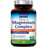 Front view of Innate Vitality Magnesium Complex bottle