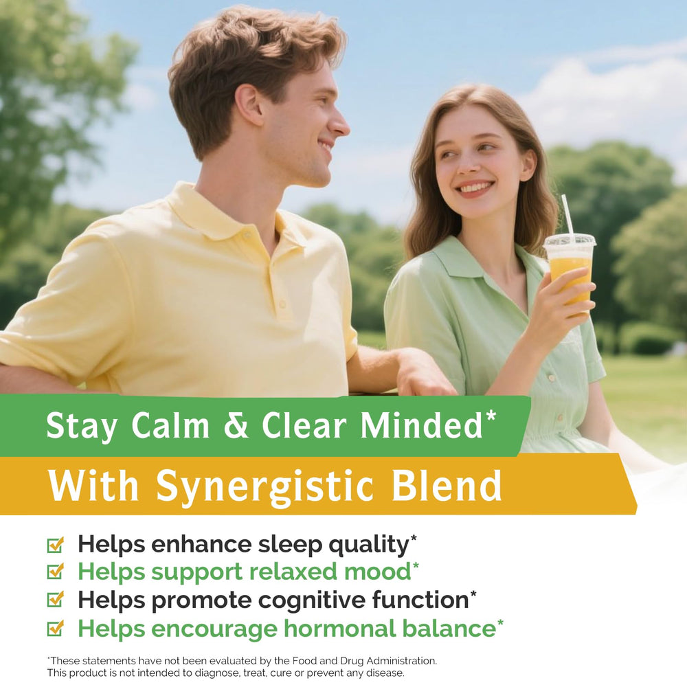 Innate Vitality powder and ingredient texture detail emphasizing premium magnesium glycinate and purity