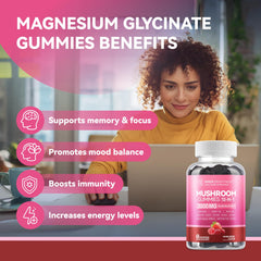 Vegan pectin-based mushroom gummies for adults