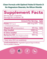 Inner Brightness supplement pictured with berberine plant source highlighting synergy