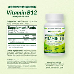 Methylcobalamin B12 capsules arranged in a row