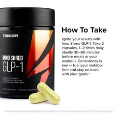 Close-up of Inno Shred GLP-1 bottle cap