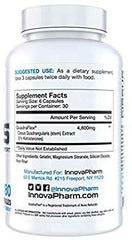 Front packaging of InnovaPharm Superior Cissus QuadraFlex 4800mg - 180 caps