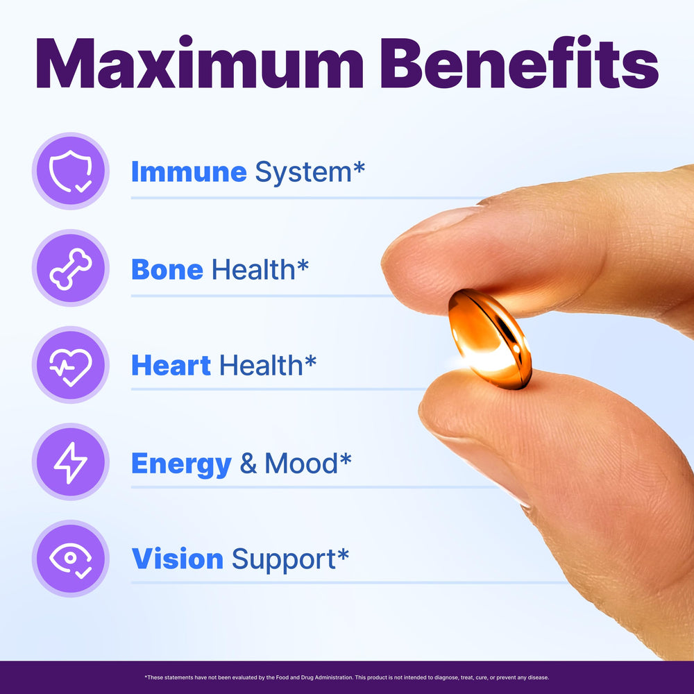 InnovixLabs Vitamin D3 K2-5000 IU 60 softgels package