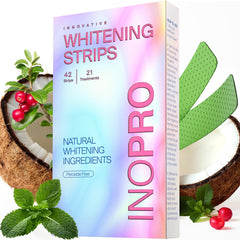 InoPro Teeth Whitening Strips packaging and kit