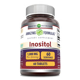 Front label of Amazing Formulas Inositol 1000mg supplement bottle