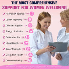 Infographic illustrating the 40:1 ratio of myo-inositol to d-chiro inositol